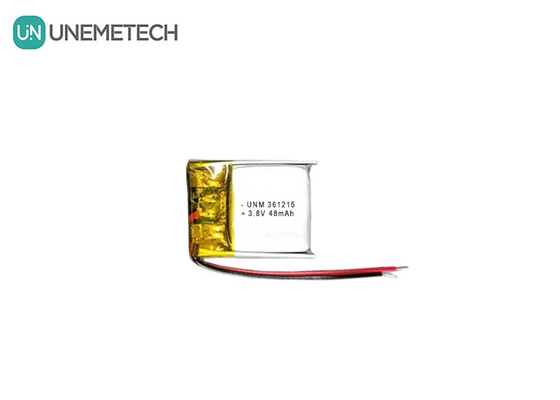 3.8V 48mAh 高電圧小型リチウムポリマー電池 361215 RFIDデバイス用