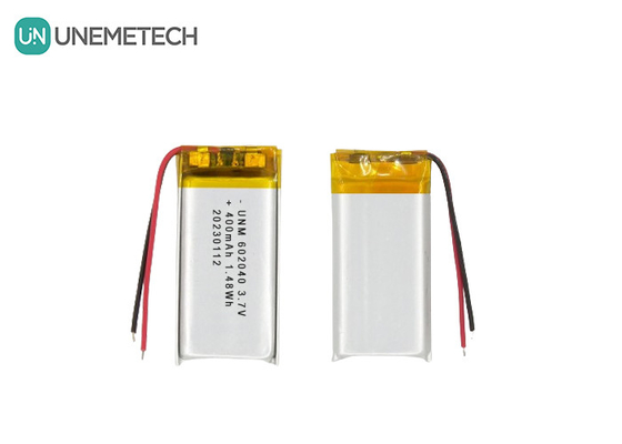 3.7V 400mAh 602040 リチウムポリマーバッテリー 長寿命 ブルーツヘッドセット