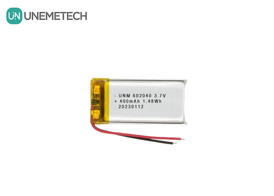 3.7V 400mAh 602040 リチウムポリマーバッテリー 長寿命 ブルーツヘッドセット