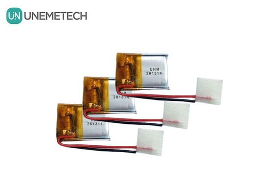 3.7V 25mAh 281314 キーチェーンのライトのための小型薄型リポマイクロ充電電池