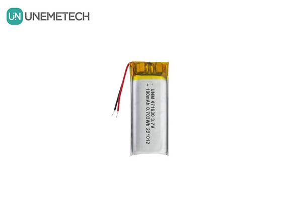 CE認定 LiPo バッテリー 471630 3.7V 190mAh ポータブル電子機器用リポリマー バッテリー
