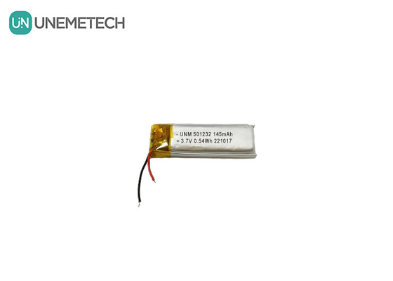 3.7V 145mAh 501232 コンパクトデザイン リチウムポリマー バッテリー バブルマシン