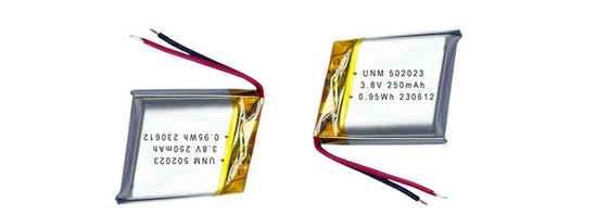 3.8V 250mAh 502023 高電圧 リチウムポリマー バッテリー トラッカーロケータ