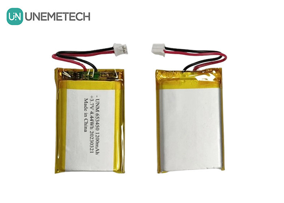 3.7V 1200mAh デジタルカメラ用 リチウムポリマーバッテリー 653450