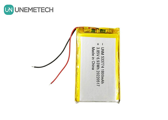 高電圧LiPo電池 3.85V 1800mAh 533774 小型のロボット用の充電可能な電池