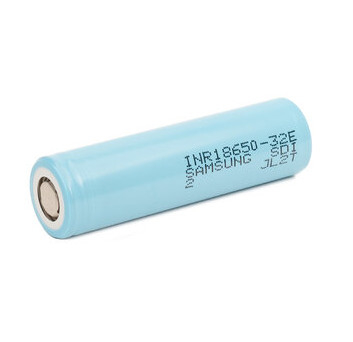サムスン 32E 18650 3200mAh 6.4A バッテリー 3.65V 円筒型リチウムイオンセル INR18650-32E