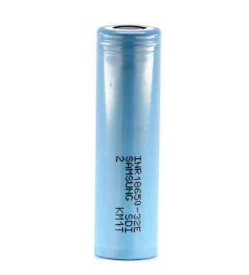 サムスン 32E 18650 3200mAh 6.4A バッテリー 3.65V 円筒型リチウムイオンセル INR18650-32E