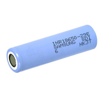 サムスン 29E 18650 2850mAh 2.75A バッテリー 3.65V 円筒型リチウムイオンセル INR18650-29E