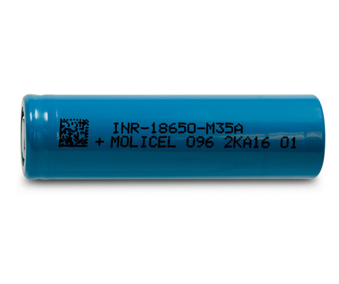 モリセル INR-18650-M35A フラットトップ 18650 バッテリー モリセル M35A 18650 3500mAh 10A バッテリー 3.6V