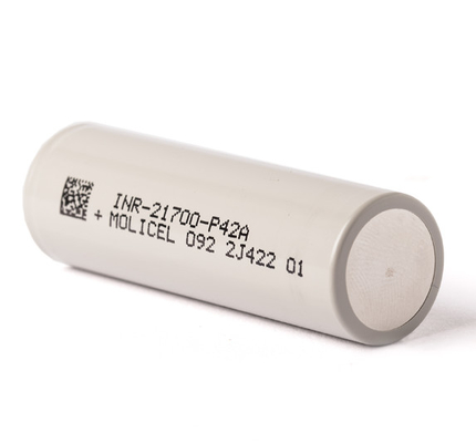 モリセル 21700 P42A 4200mAh 45A バッテリー INR-21700-P42A フラットトップ バッテリー