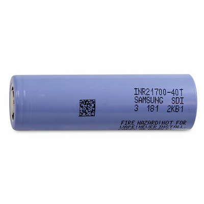 サムスン 40T 21700 4000mAh 35A バッテリー 3.6V リチウムイオン バッテリーセル INR21700-40T
