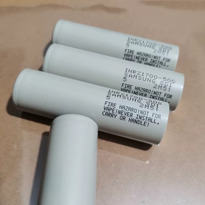 サムスン 50G 21700 5000mAh 9.8A バッテリー 3.63V リチウムイオン バッテリーセル INR21700-50G