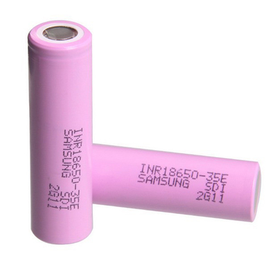 サムスン 35E 18650 バッテリー 3500mAh 8A 3.6V 円筒式リチウムイオンセル INR18650-35E