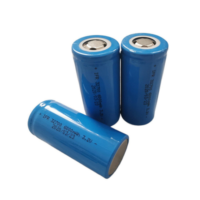 LiFePO4 32700 3.2V 6000mAh LFP バッテリー サイクリンダリカル リチウム鉄リン酸電池