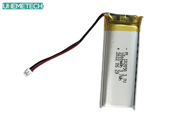1000mAh リポ電池 102050 美容製品用 リチウムイオンポリマー電池