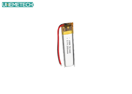 Bluetooth イヤホン リポバッテリー 701040 3.7V 230mAh CEとIEC62133 承認