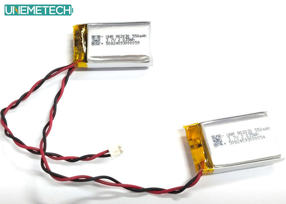 2C 急速充電 リポバッテリー 902030 2P 3.7V 1100mAh リチウムポリマーバッテリーパック