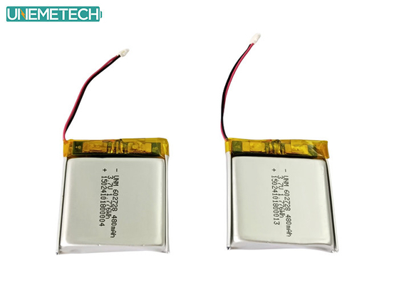 3.7V 480mAh 602728 リ充電可能なリチウムイオンポリマーバッテリー ミニレコーダー