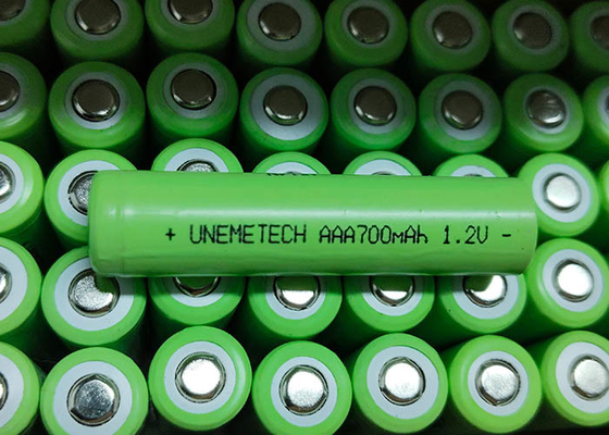 NiMH バッテリー AAA700mAh 1.2V 700mAh 再充電可能なニッケル金属水化電池