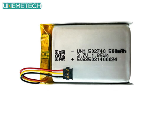 品質 3.7V 500mAh リチウムポリマー電池 502740 LiPo電池 補聴器の充電ケース 工場