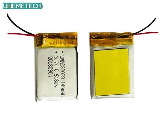 品質 低自己放電リポ電池 282028 / 3.7V 140mAh リチウムポリマー電池 ウェアラブルデバイス 工場