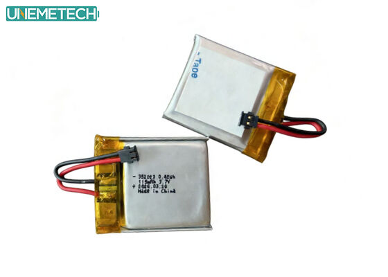 品質 GPS トラッカー用充電式リチウム ポリマー電池 352023 3.7V 115mAh LiPo バッテリー 工場
