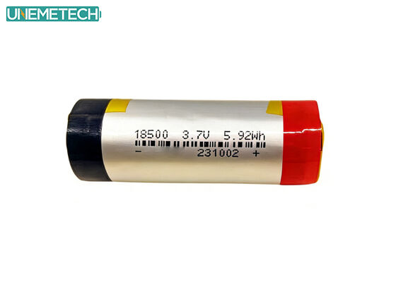 品質 家庭用電化製品用の 3.7V 1600mAh 18500 円筒形ポリマー リチウム イオン電池 工場